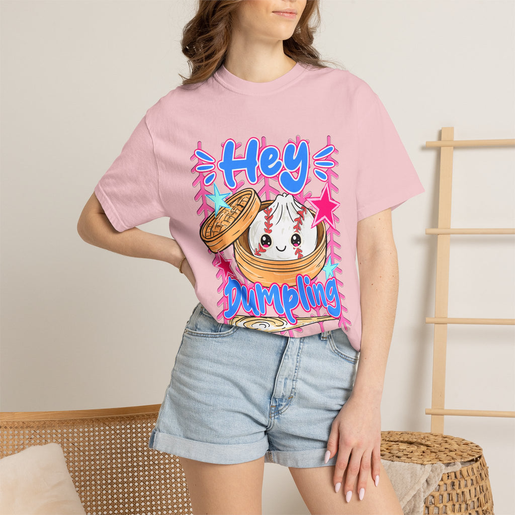 Hey Dumpling T-Shirt — Cute Kawaii Dumpling Graphic Tee