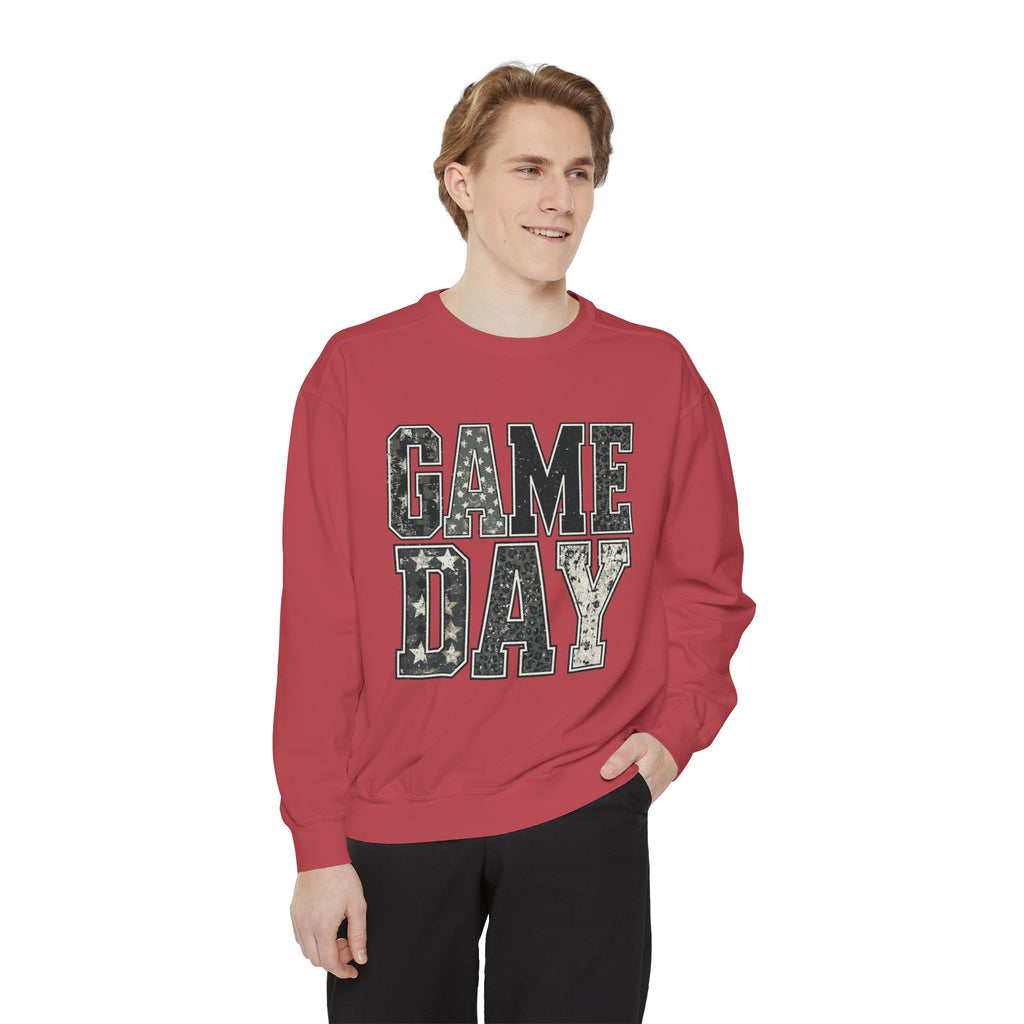 Game Day Sweatshirt – Vintage Distressed Sports Crewneck