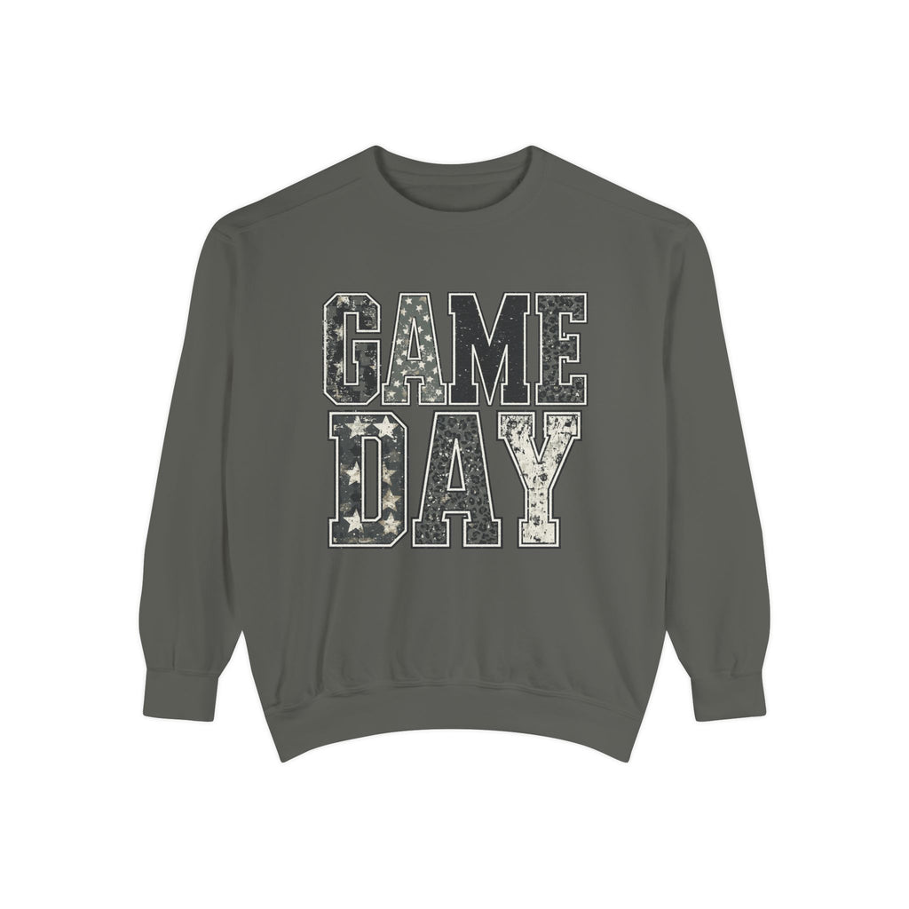 Game Day Sweatshirt – Vintage Distressed Sports Crewneck