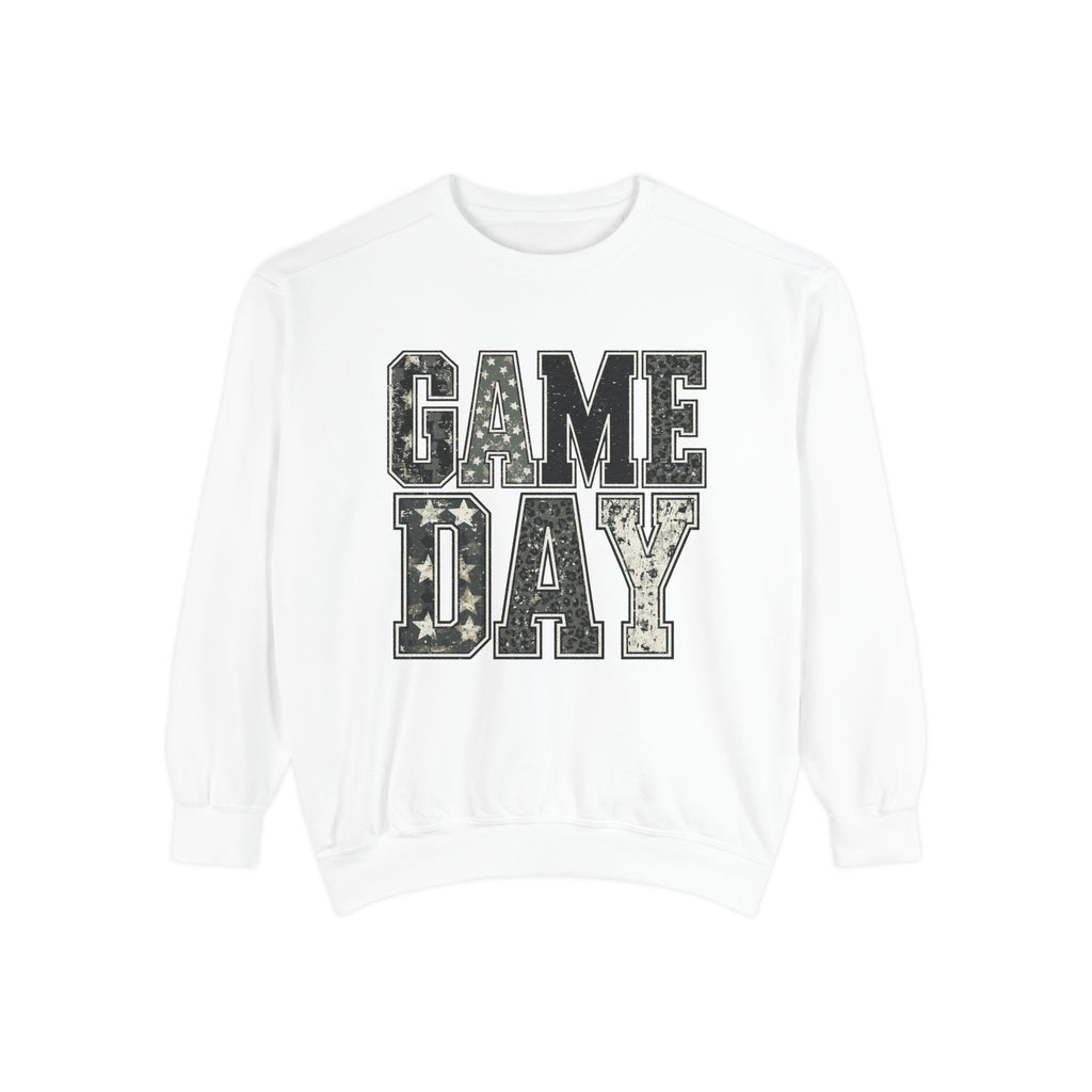 Game Day Sweatshirt – Vintage Distressed Sports Crewneck