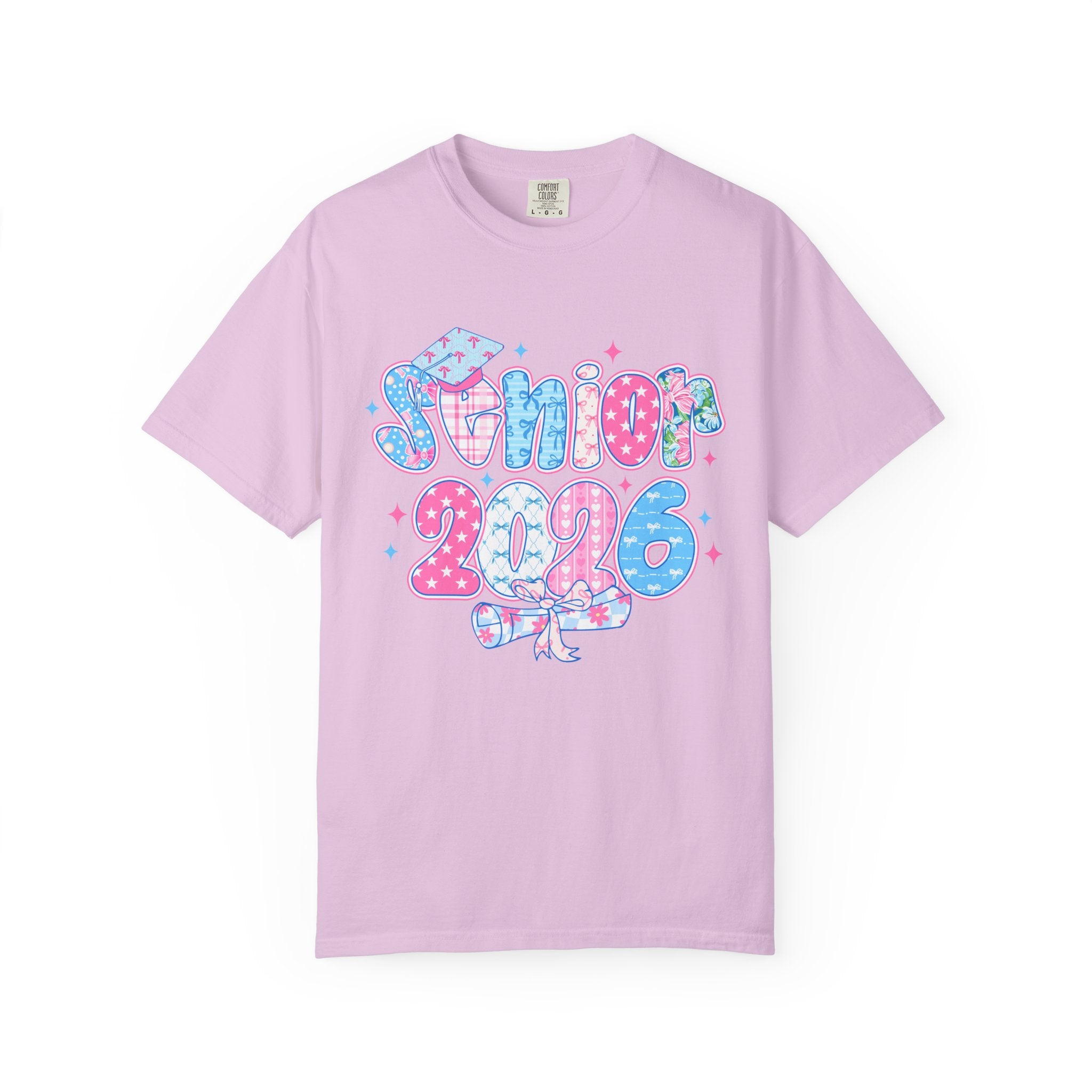 Senior 2026 Preppy Graphic T-Shirt