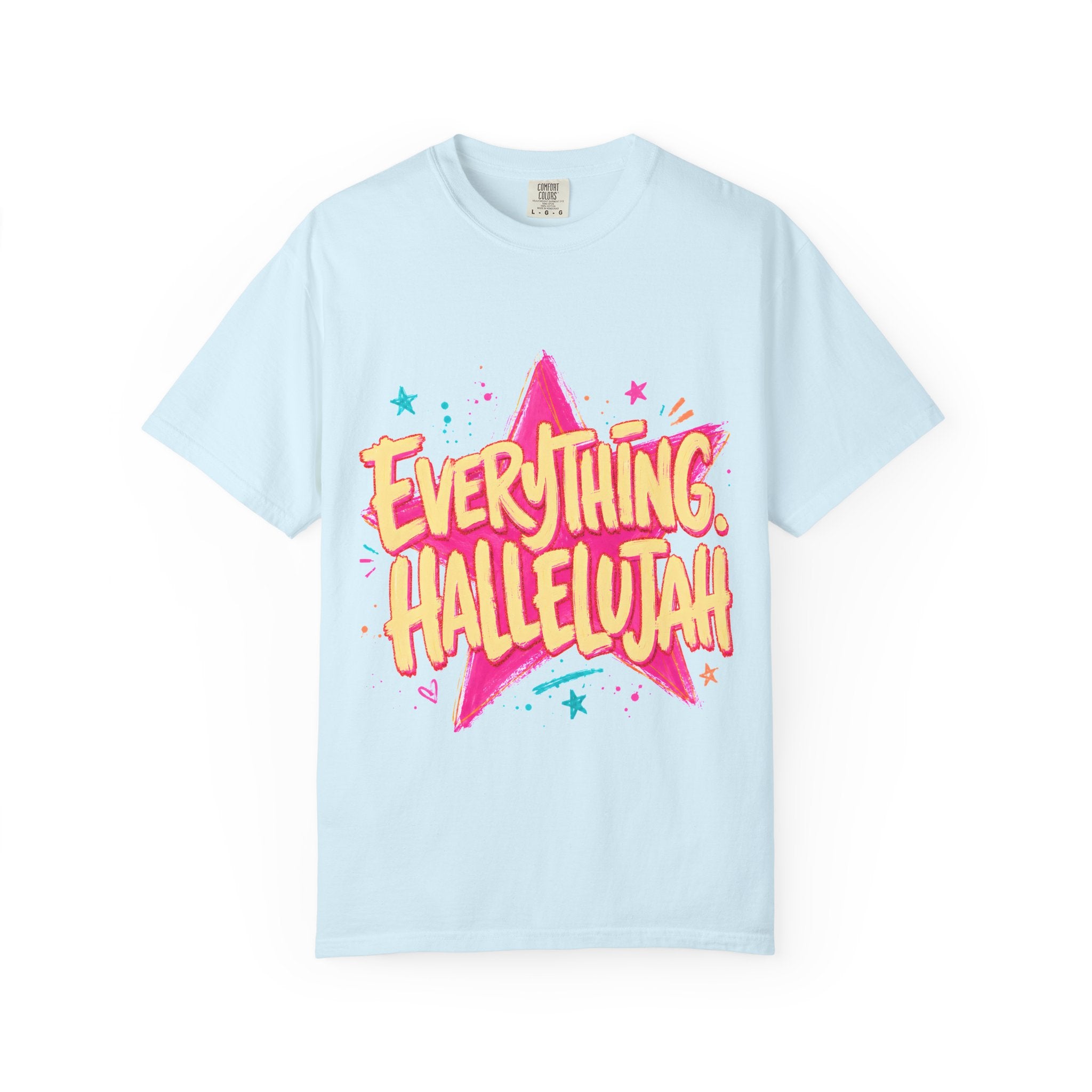 Everything Hallelujah T-Shirt — Retro Star Graphic Christian Tee