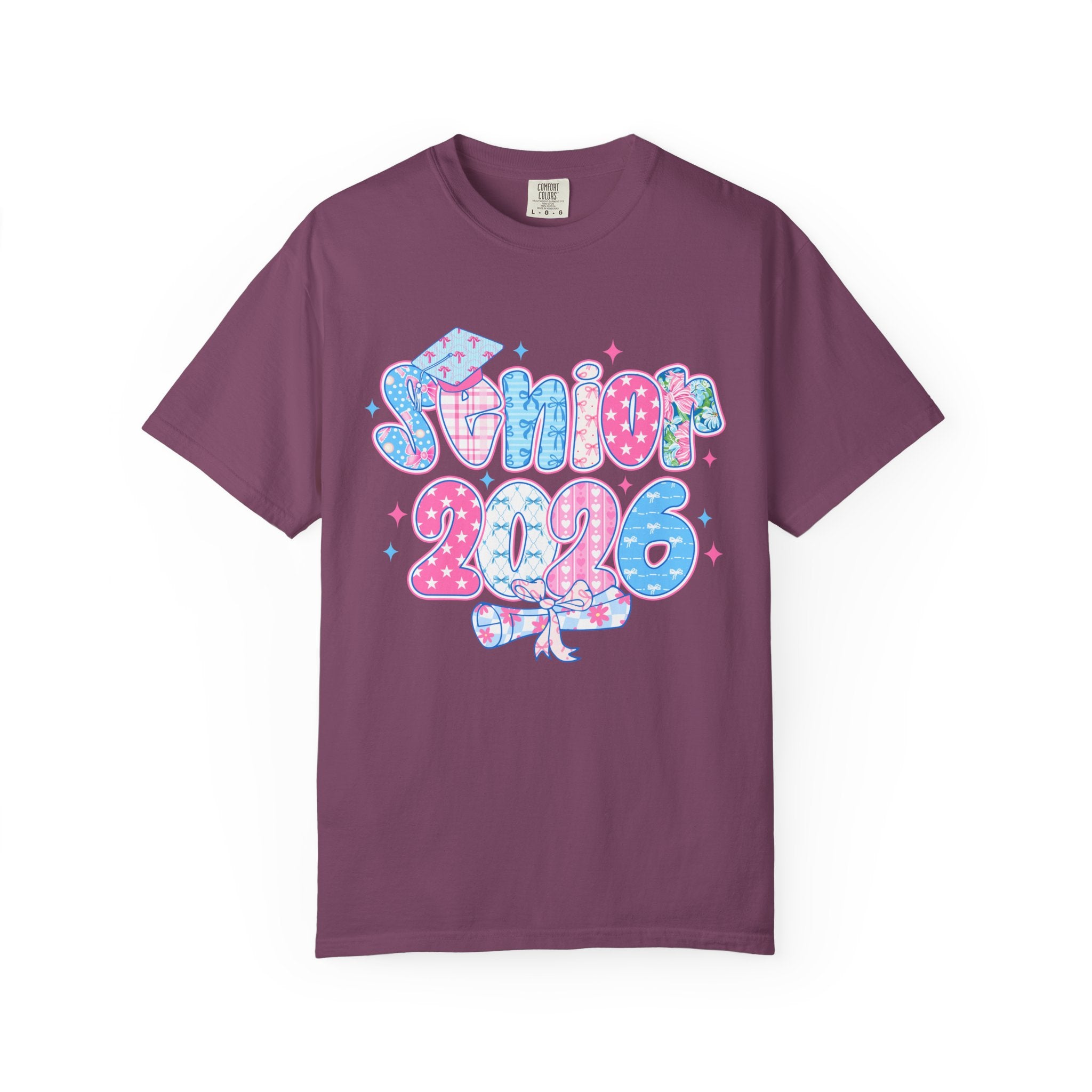 Senior 2026 Preppy Graphic T-Shirt