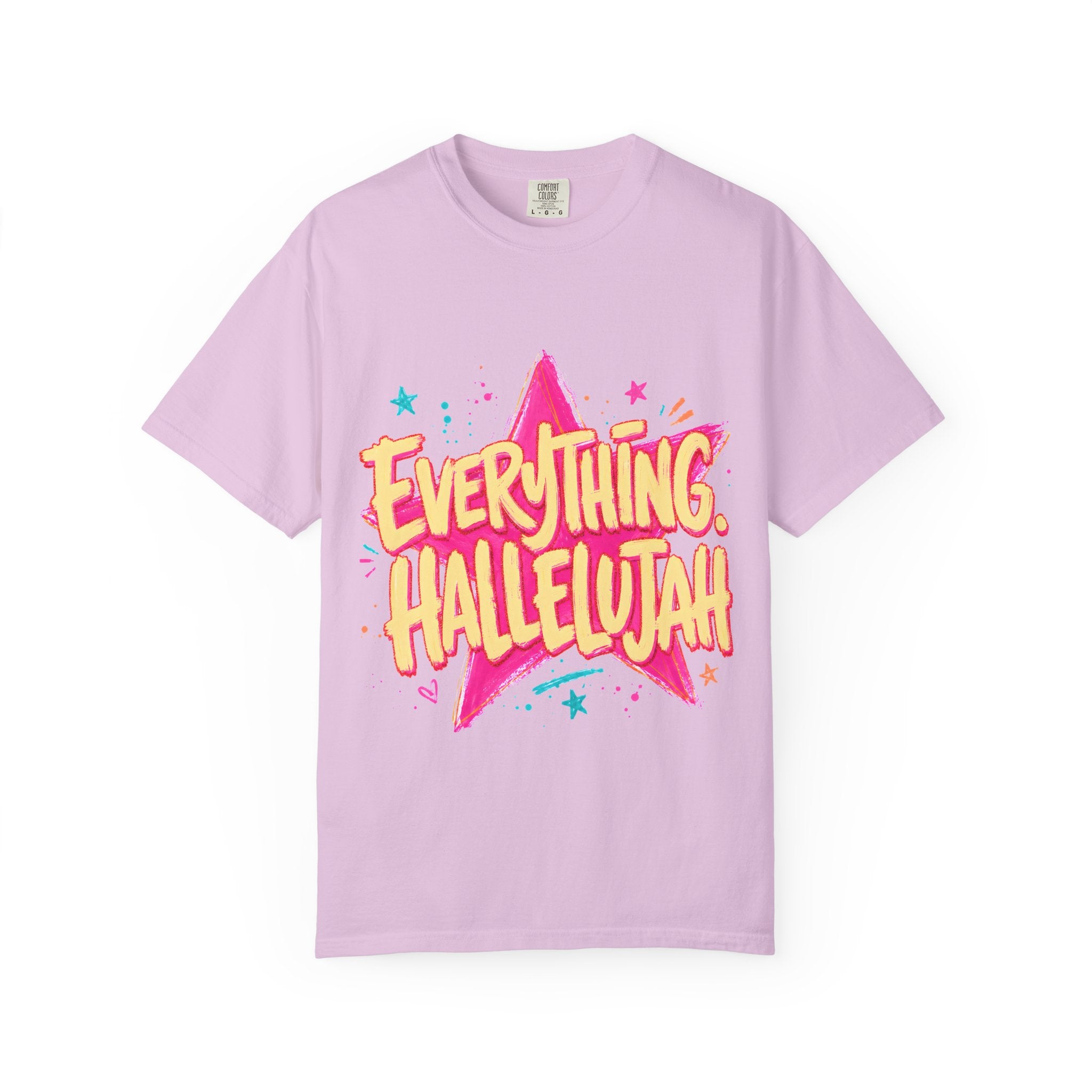 Everything Hallelujah T-Shirt — Retro Star Graphic Christian Tee