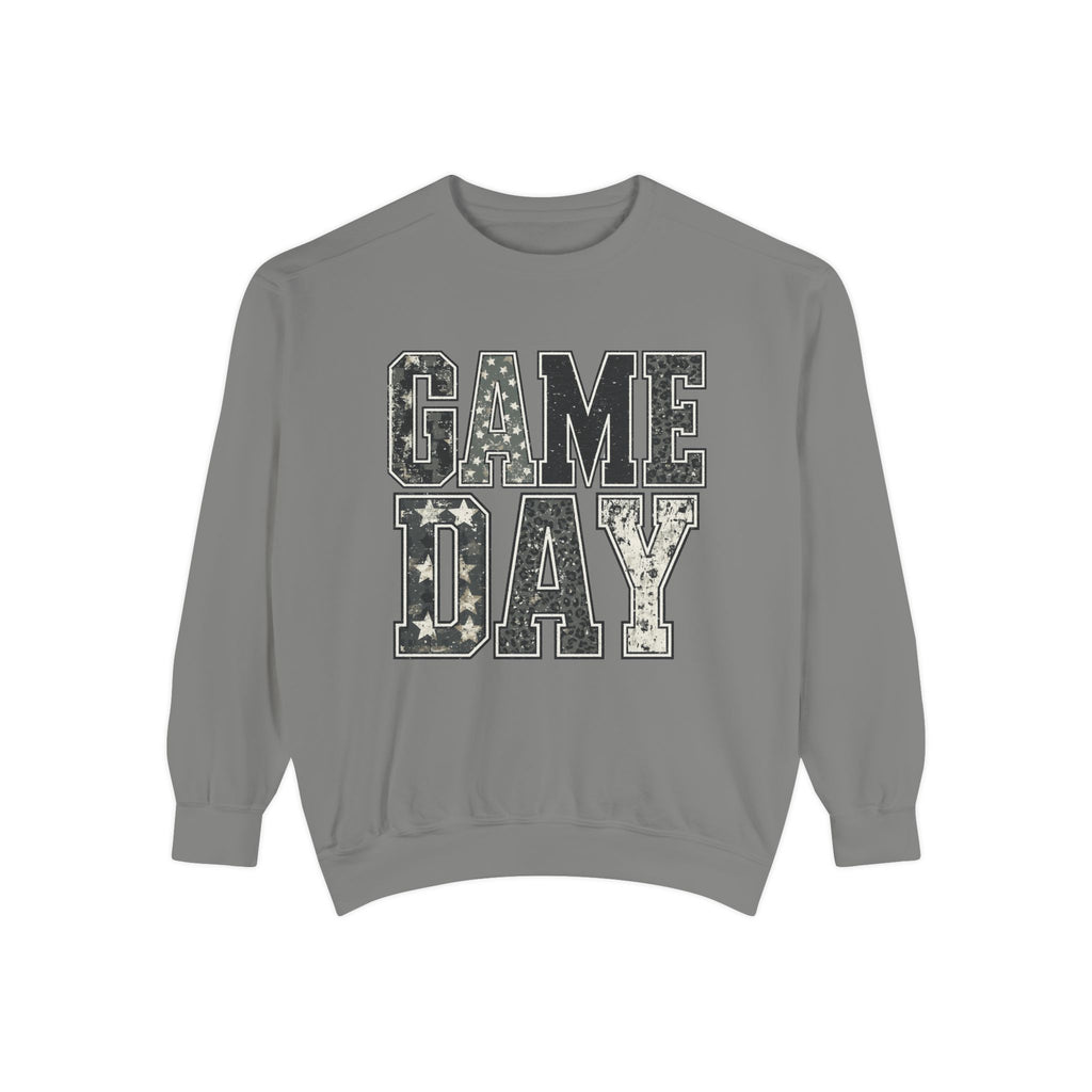 Game Day Sweatshirt – Vintage Distressed Sports Crewneck