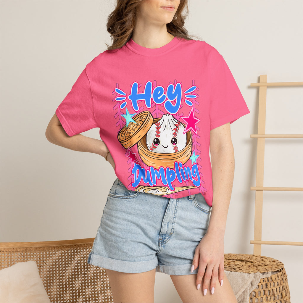 Hey Dumpling T-Shirt — Cute Kawaii Dumpling Graphic Tee