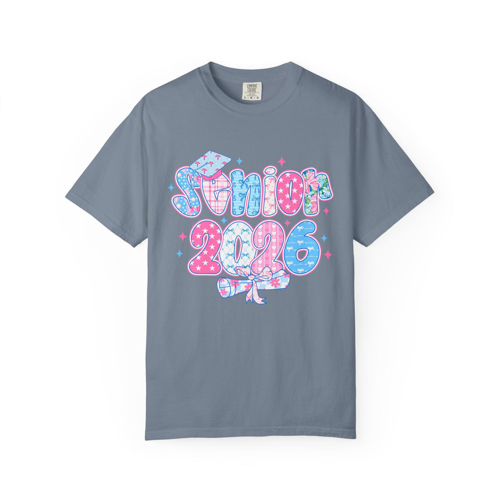 Senior 2026 Preppy Graphic T-Shirt