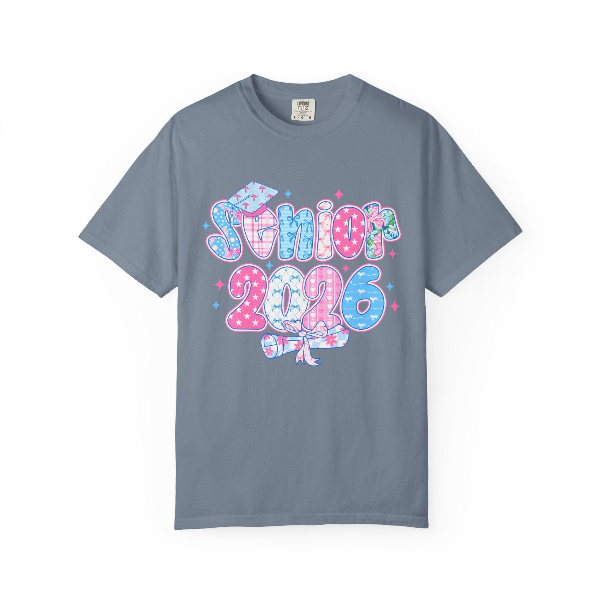 Senior 2026 Preppy Graphic T-Shirt