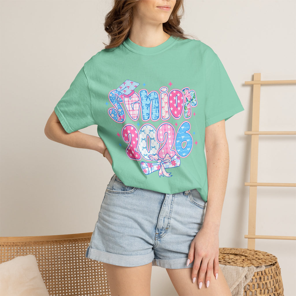 Senior 2026 Preppy Graphic T-Shirt