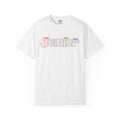 Junior Floral Graphic T-Shirt — Back-to-School College Crew Tee