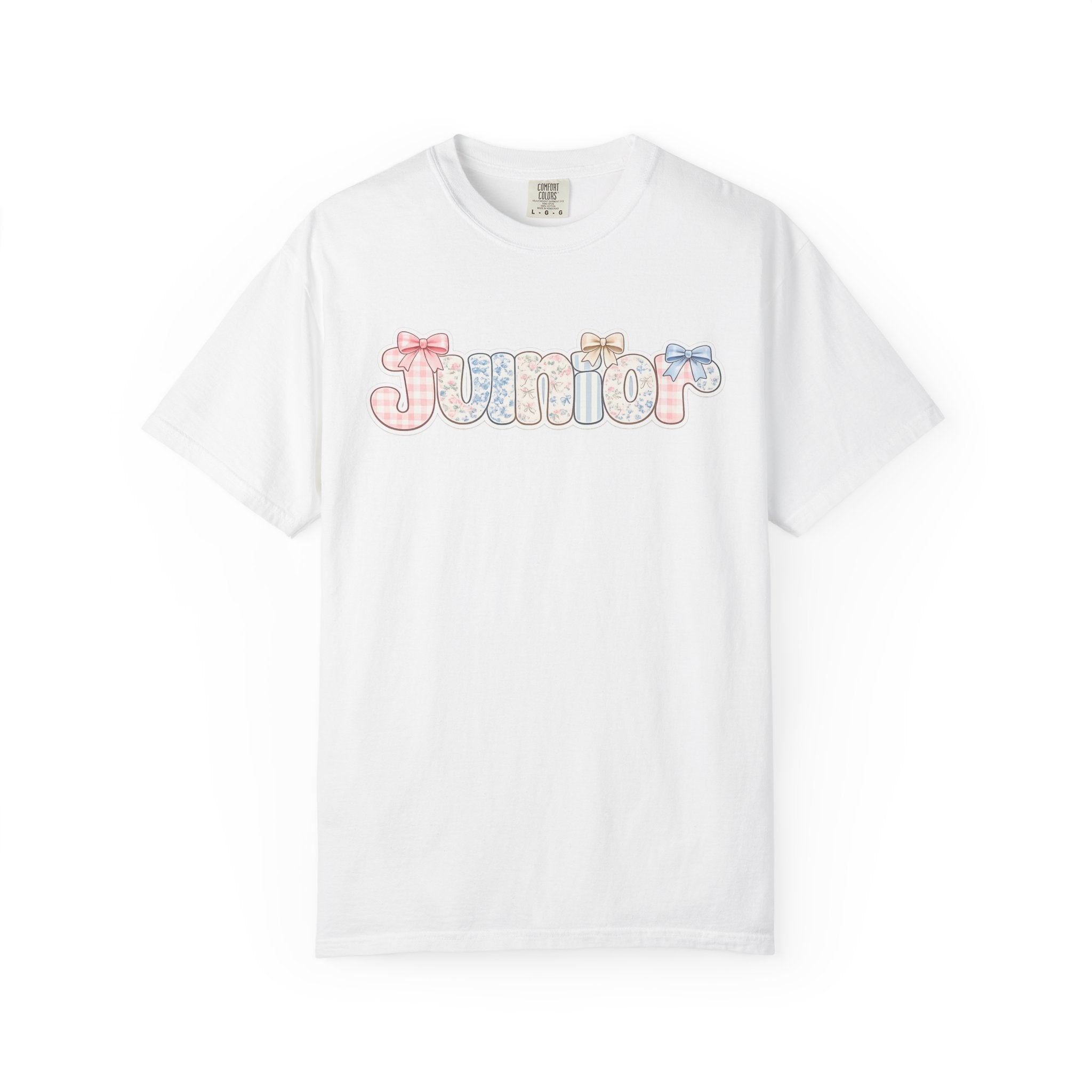 Junior Floral Graphic T-Shirt — Back-to-School College Crew Tee