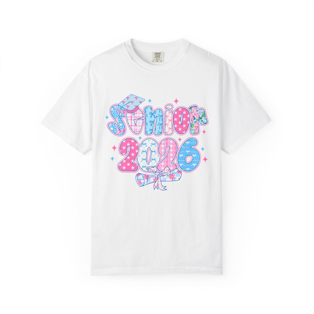Senior 2026 Preppy Graphic T-Shirt