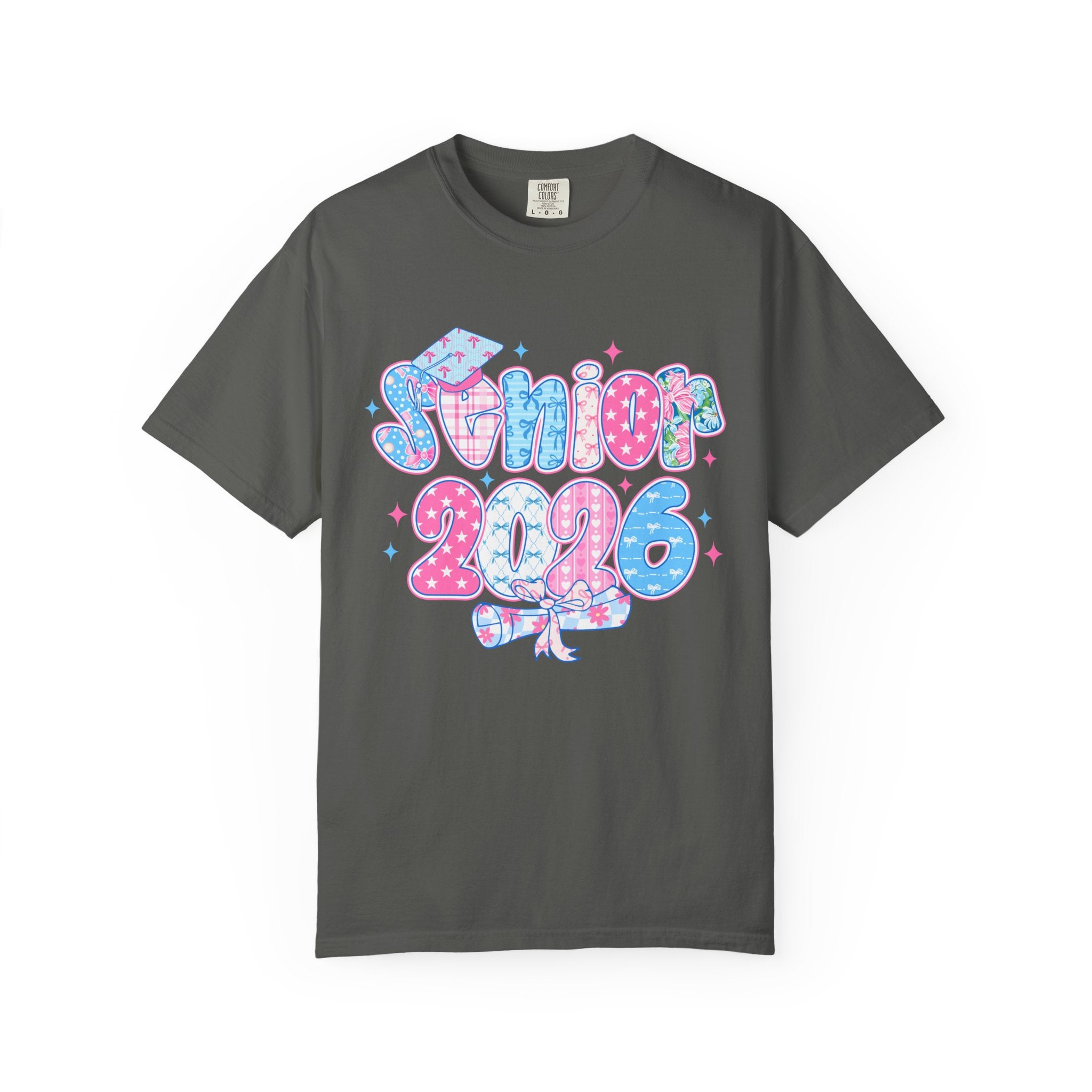 Senior 2026 Preppy Graphic T-Shirt