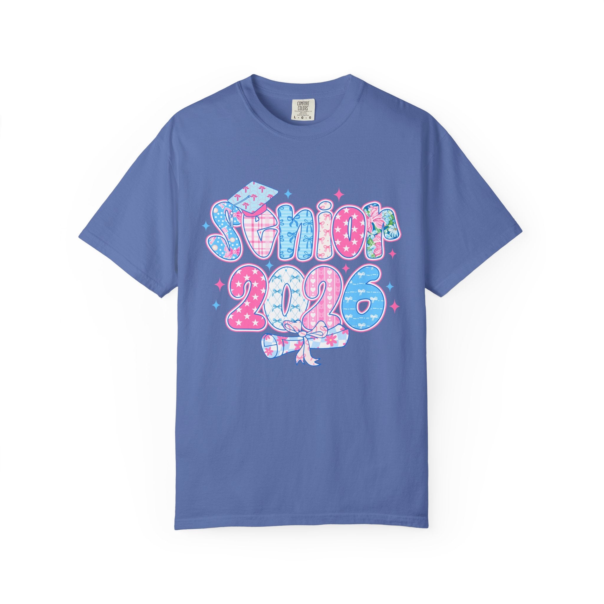 Senior 2026 Preppy Graphic T-Shirt